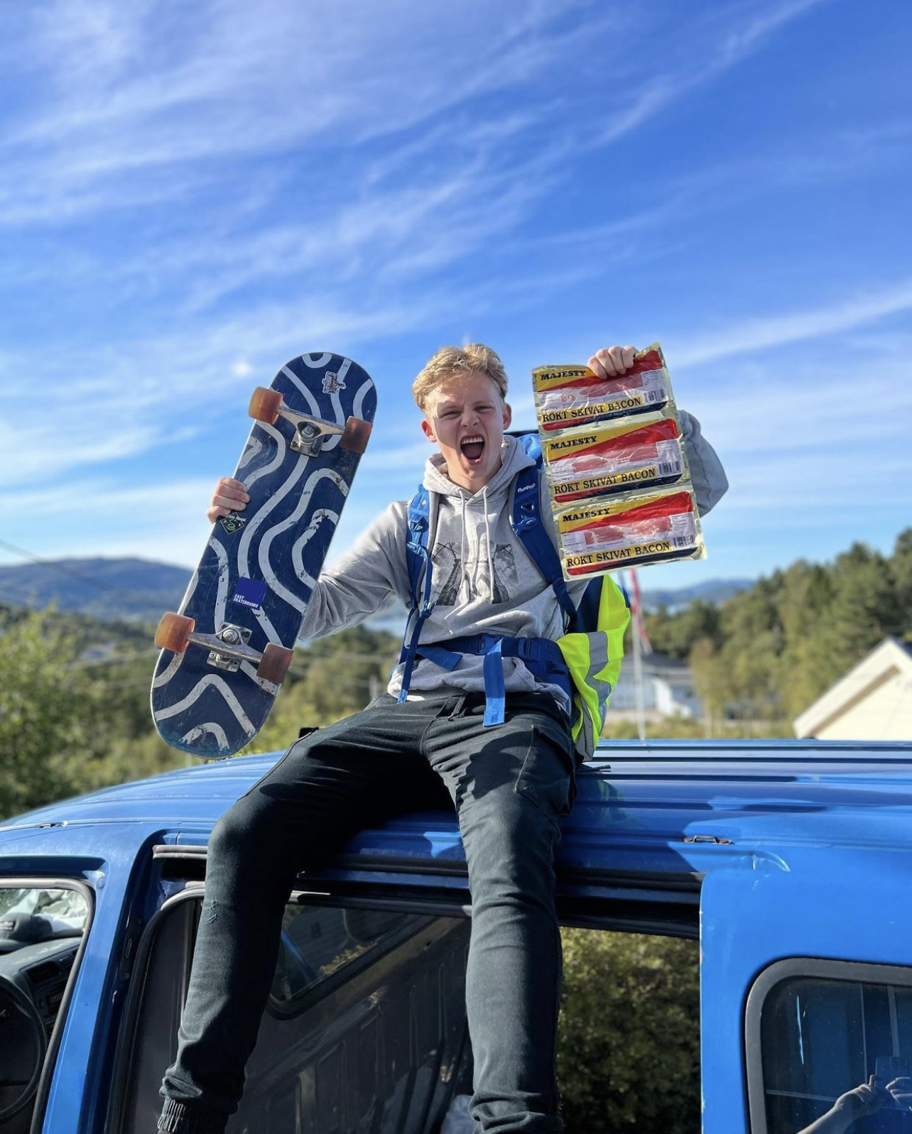 En skatetur fra Bergen til Sverige.